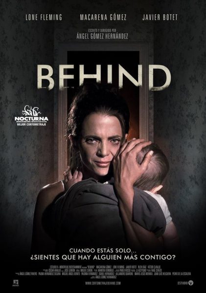 Behind